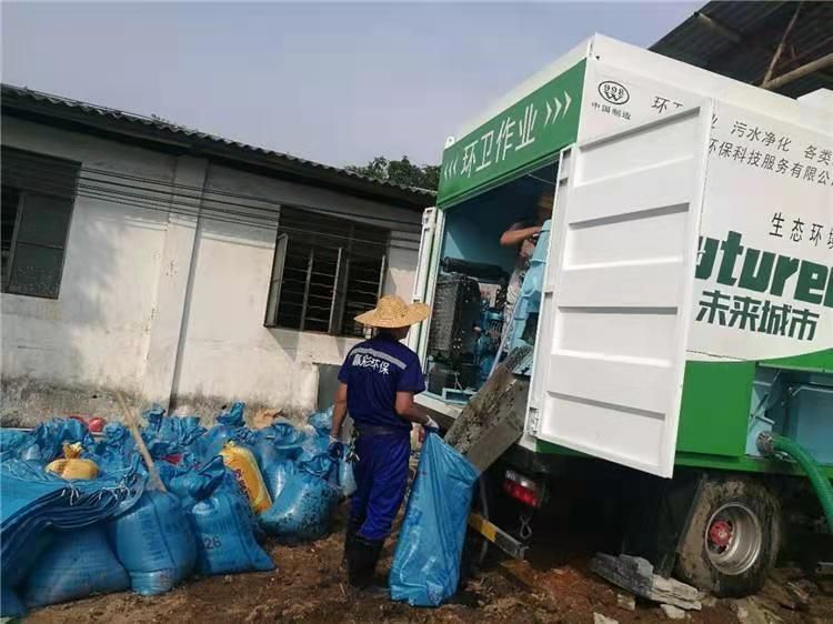 淮上工业污泥压干处理
